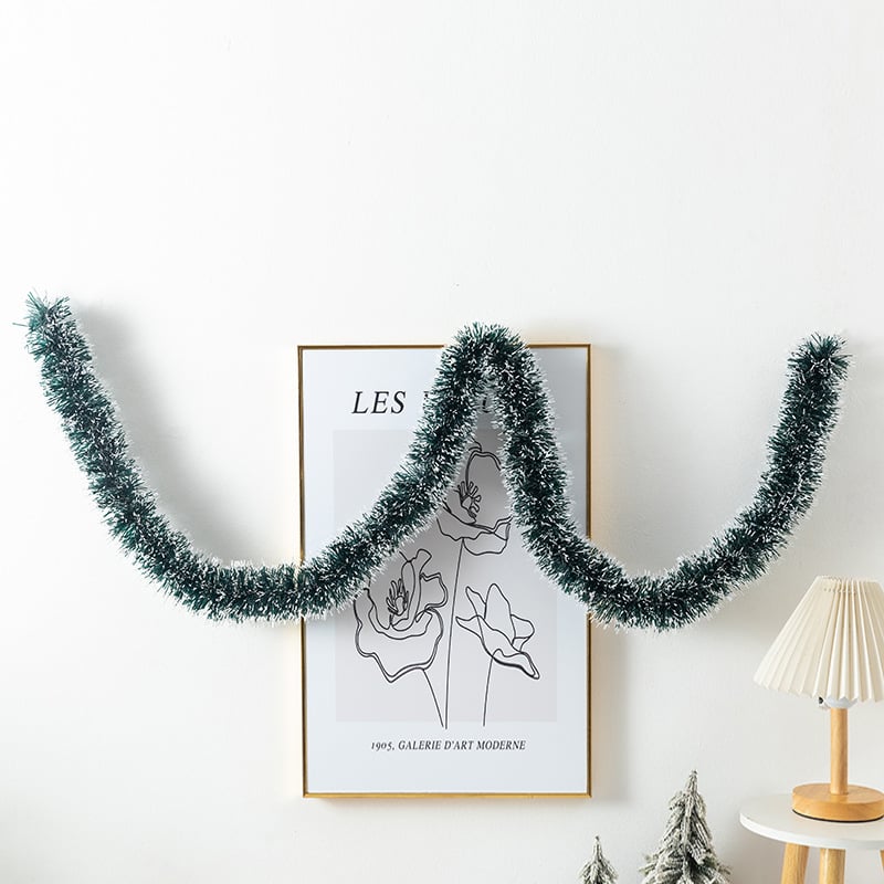 🎅Christmas Tinsel Garland🎄Christmas Decorations for in Indoor Outdoor