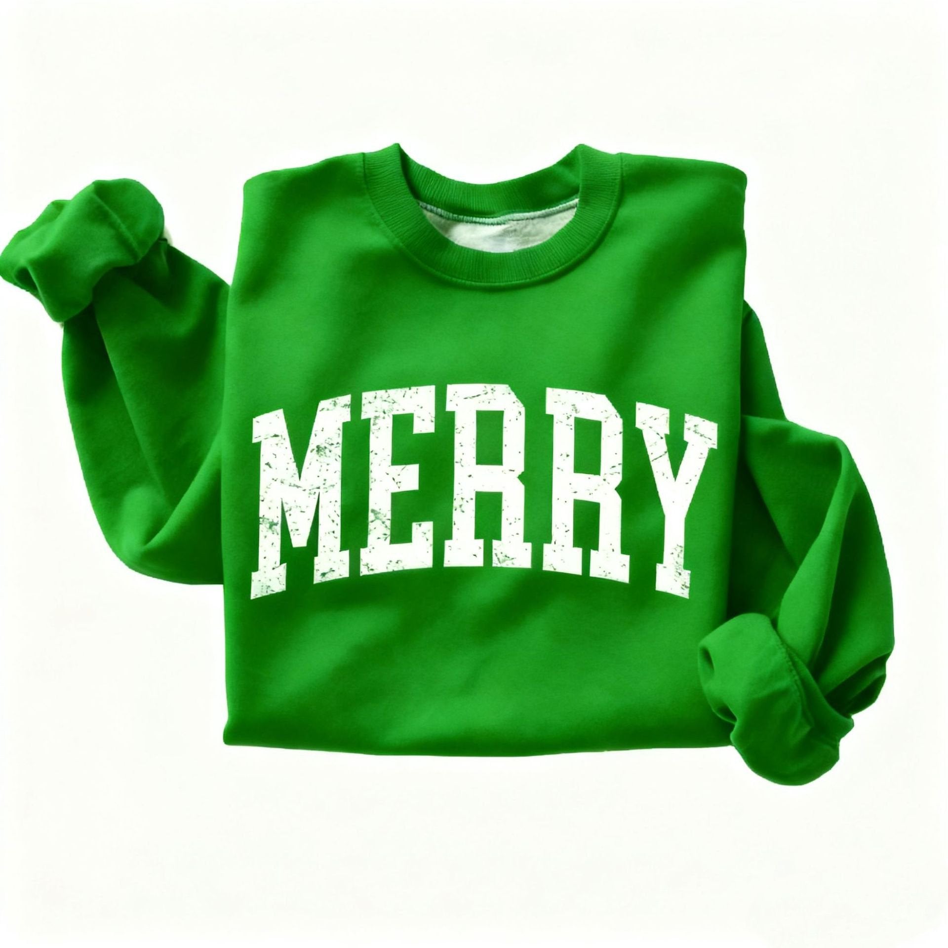 Retro Merry Sweatshirt, Merry Christmas Sweatshirt
