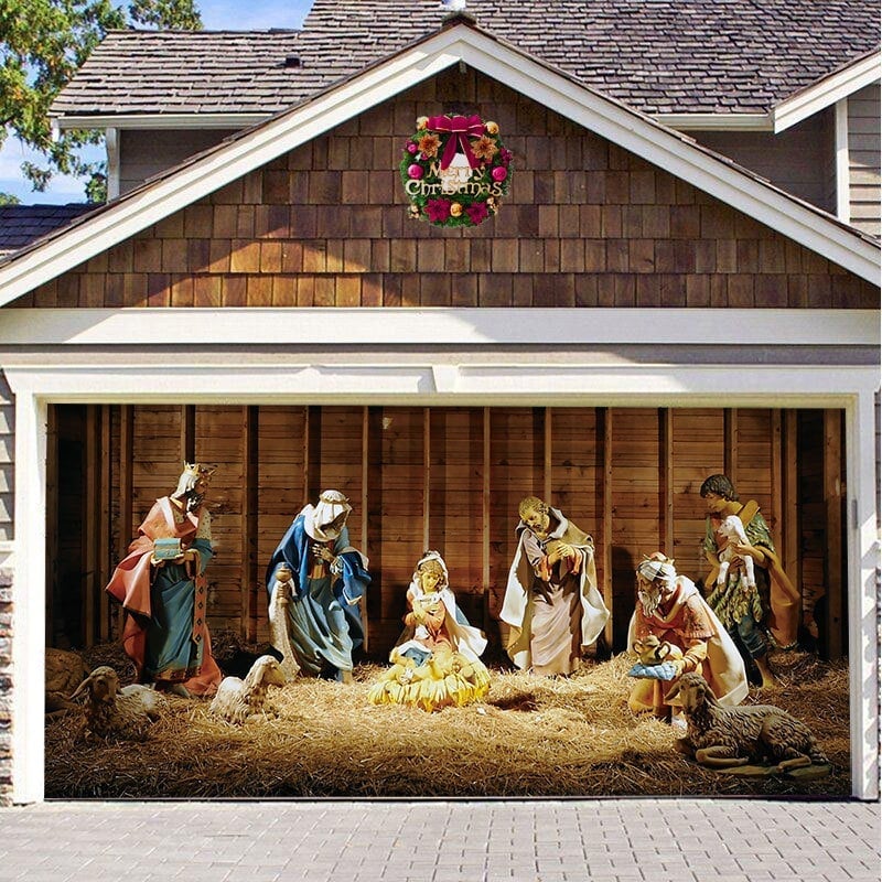 🎄 Christmas  Reusable Garage Door Decoration