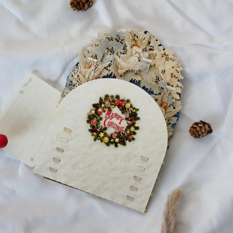 🎄Handcrafted 3D Nativity Scene Christmas Scene Greeting Card