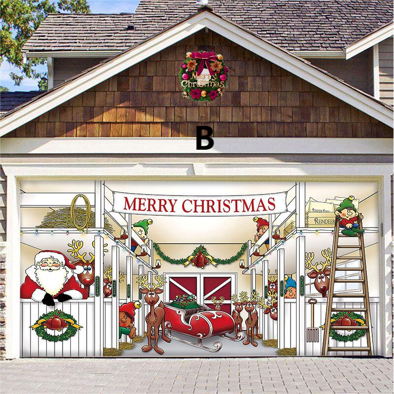 🎄 Christmas  Reusable Garage Door Decoration