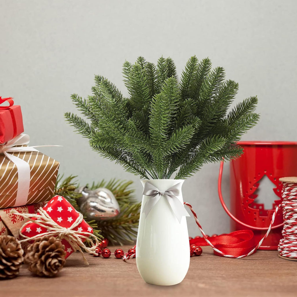 🏆2025 Christmas Hot Sale⚡ Artificial Pine Branches for Christmas Tree – 3D Faux Greenery Decorations