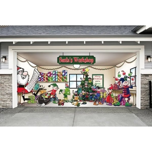 🎄 Christmas  Reusable Garage Door Decoration