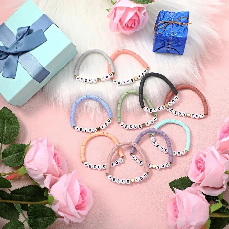 🙏"Jesus Loves You" Bracelets – Christian Faith & Friendship Gifts