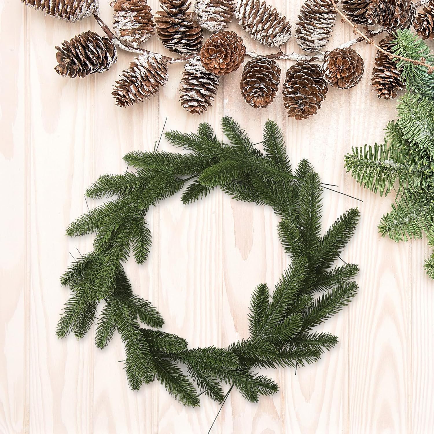 🏆2025 Christmas Hot Sale⚡ Artificial Pine Branches for Christmas Tree – 3D Faux Greenery Decorations