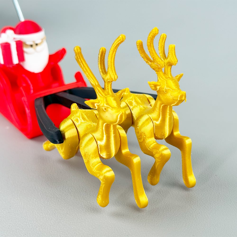 🌟3D Printed Tree Top Star Rotating Christmas Tree Decoration Plug-in